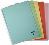 Clairefontaine Spiraalschrift LINICOLOR, A4, saliegroen