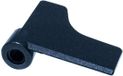 vhbw Deeghaak vervanging voor 11669, ADD96E1601 voor broodbakmachine, mengpeddel, 6,7 x 5 cm, aluminiumlegering, zwart