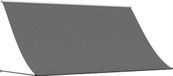 vidaXL - Luifel - uittrekbaar - 300x150 cm - stof en staal - antracietkleurig
