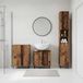 Prolenta Maison Exclusive Ensemble de meubles de salle de bain exclusif - Système de 3 pièces en bois de récupération HAARLEM