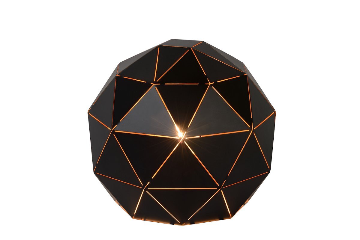 Lucide Otona tafellamp zwart met goud E27 Ã˜25cm