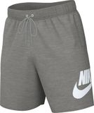 Nike Club French Terry Alumni Shorts Voor Heren, Dark Grey Heather/Lt Smoke Grey/White, FQ4950-063, M