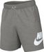 Nike Club French Terry Alumni Shorts Voor Heren, Dark Grey Heather/Lt Smoke Grey/White, FQ4950-063, M