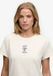 Superdry Heritage Nautical Motif T-shirt Coupe ajustée Femme Buttermilk White