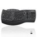 Perixx PERIBOARD-612 Ergonomisch draadloos en bluetooth-toetsenbord, compatibel met Windows 10 en Mac OS X, Italiaanse lay-out