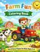 Livre de coloriage Farm Fun : pages amusantes et faciles pour les enfants de 2 à 6 ans