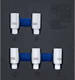 BGS technic KG Velgenslot demontageset voor Tesla - 5 delig