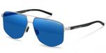 Porsche Design P8943 SILVER/BLUE 63/12/145 Unisex Zonnebril