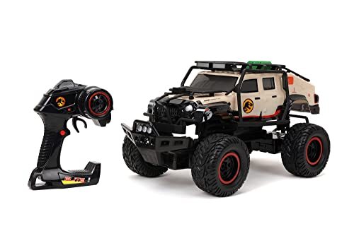 Jada Toys 253259000 - Jurassic World RC 4x4 Jeep Gladiator1:12, meerkleurig