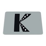Bonamaison Muismat, rechthoekig, digitaal bedrukt, antislip onderkant, voor kantoor en thuis, afmetingen: 22 x 18 cm
