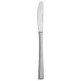 Grunwerg Hedendaagse Collectie Zilveren Berk 18/10 Roestvrij Staal Set van 12 Dessertmessen, Hoogglans Finish, 2.9mm