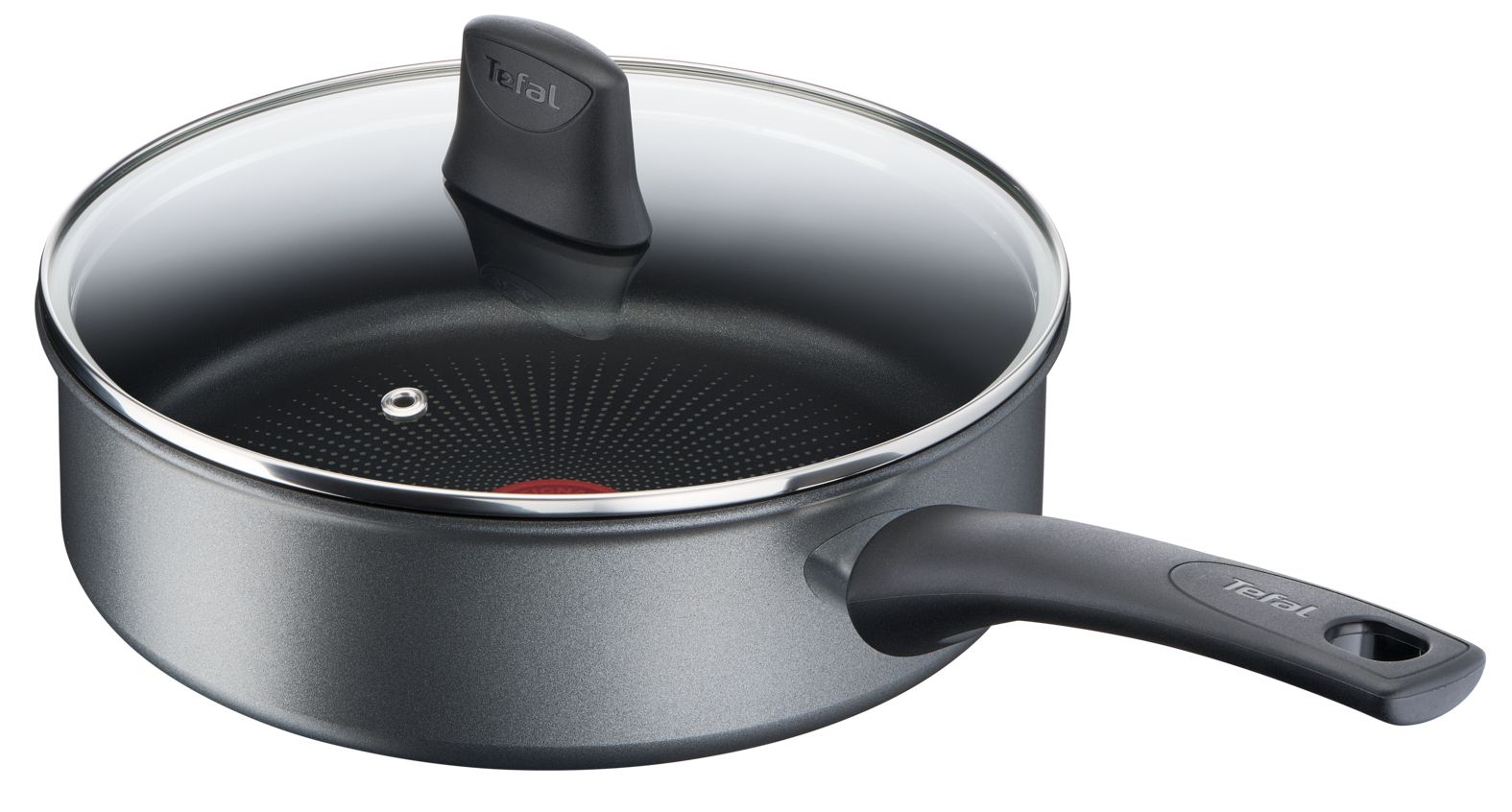 Tefal Easy Chef Hapjespan - 24 cm - Zwart - Met Deksel