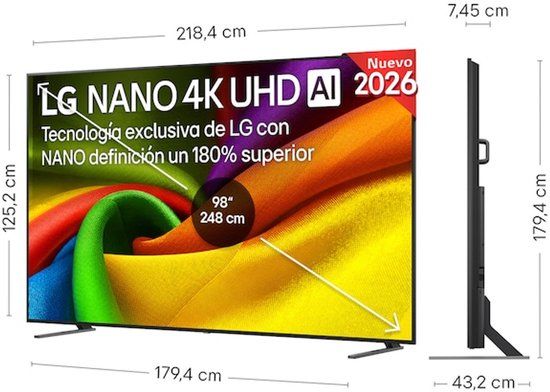 LG 98NU900B6LB / LED-LCD screen / 98 inch / 2026