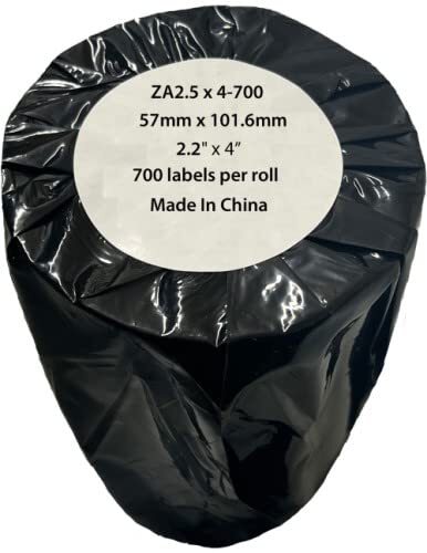 Eason Bros Zebra Compatibel Wit Etiketten Roll 500 stuks (ZA2.25x4-700)