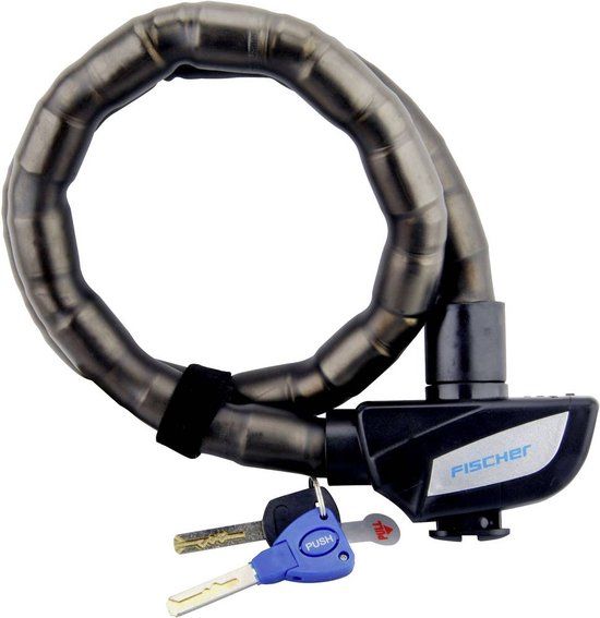 Fischer 85861 - Gepantserd kettingslot - Zwart - 90cm