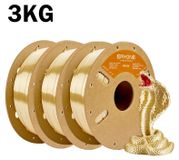 PLA Silk Filament - filament pour imprimante 3D 1,75 mm - bobine de 3 kg - Jaune crème