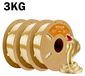 PLA Silk Filament - filament pour imprimante 3D 1,75 mm - bobine de 3 kg - Jaune crème