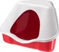 Ferplast Konijnentoilet Nora 3C met cover assorti 50x34x22CM