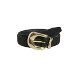 VILA suede riem VIKAMILLE zwart
