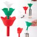 Entonnoir de cuisine Lot de 3 en forme de fleur pour divers liquides