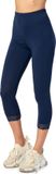 Merry Style Dames Capri Leggings met Kant - Marineblauw - L
