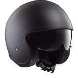 LS2 OF599 Spitfire Single Mono Matt Black Jet Helmet S