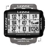 Lezyne Mega XL GPS BLK Met SPD Candance + HR Censor