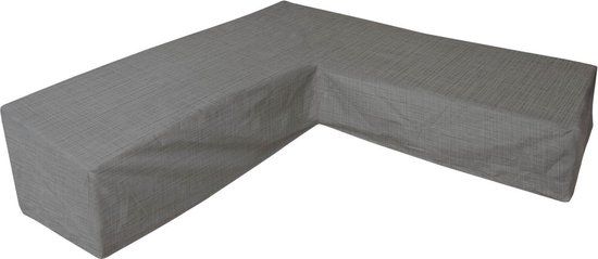 Eurotrail Waterdichte Hoes voor L Vormige Loungeset, Hoekbank, Cantonic 225x225x100/70 cm, Grijs