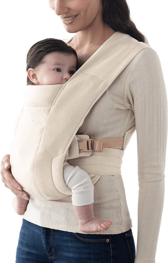ERGObaby Baby Draagzak Embrace Cream - ergonomische draagzak vanaf geboorte cream