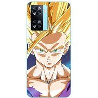 Maniacase Hoesje Oppo A57 4G Dragon ball z sangoku blond haar