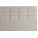 Tête de lit Bultex Graphea Gale 160x120x12 cm Galet Tissu Rembourré Matelassé