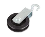 Novio 50 mm 11 mm diameter kabel hang katrol met spitste haak