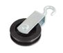 Novio 50 mm 11 mm diameter kabel hang katrol met spitste haak