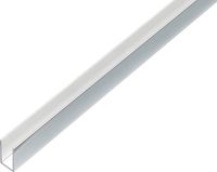 Alberts U-profiel Aluminium Chroomlook 1000 x 10 x 15 mm