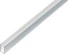 Alberts U-profiel Aluminium Chroomlook 1000 x 10 x 15 mm