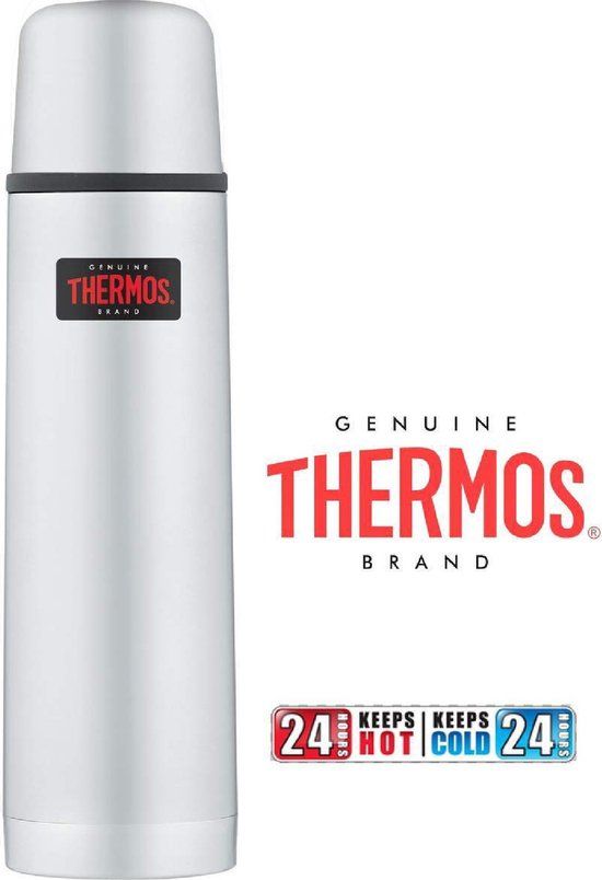 Thermos Thermax Thermosfles - 1 Liter - Zilver - 185234