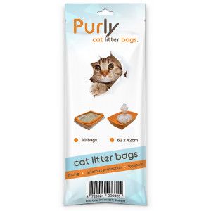 Purly Kattenbakzakken (30 stuks) 6 verpakkingen
