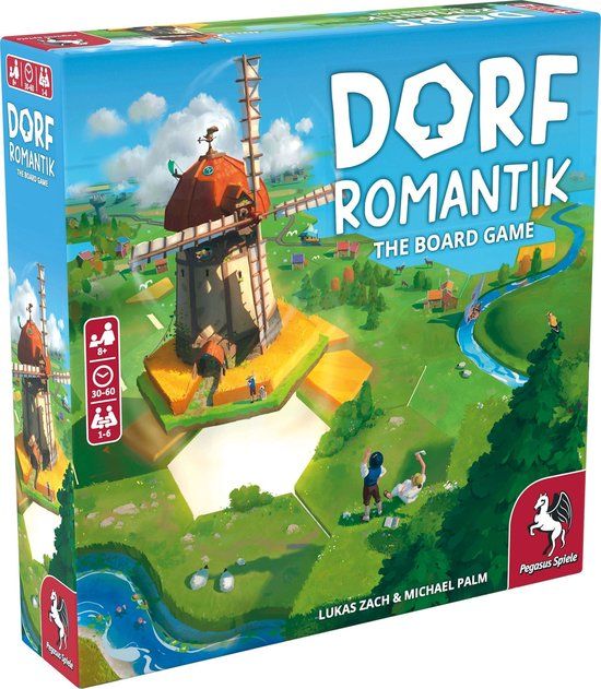 Dorfromantik - Bordspel (ENG) - Pegasus Spiele - Standaard editie - Strategisch spel - 8+ jaar