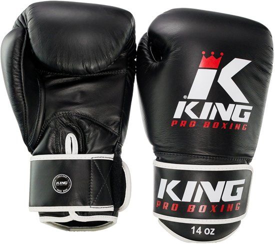 King Pro Boxing KPB/BG 3 12 oz Zwart Leer