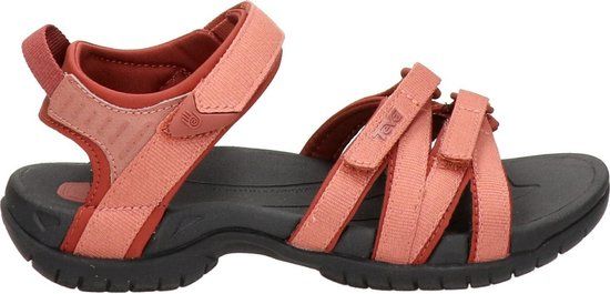 Teva W Tirra Sandalen Dames - Maat 37 - Rood/Zwart