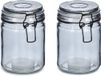 Zeller Weckpotten/inmaakpotten - 2x - 250 ml - glas - met beugelsluiting