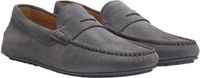 BOSS Noel Mocassin Slip-On Schoenen Heren Grijs Suède Maat 42