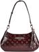 GUESS Carmella Shoulder Bag Burgundy Logo