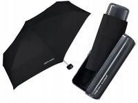 Pierre Cardin Paraplu Carbon - Compact & Windproof - Zwart met carbon-elementen
