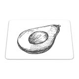 Bonamaison, Rechthoek Pop Art Digital bedrukte muismat, antislip onderkant, voor kantoor en thuis, grootte: 22x18 cm