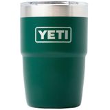 Yeti Rambler Stackable Cup 8oz Mag Slider Lid, Black Forest Green