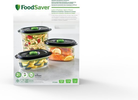 Foodsaver Fresh 2.0 Container 0.7 L + 1.2 L + 1.9 L