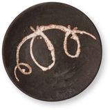 vtwonen Wandbord Twirl - Terracotta - Donkergrijs - 34.5x5 cm