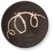 vtwonen Wandbord Twirl - Terracotta - Donkergrijs - 34.5x5 cm