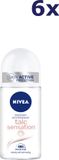 Nivea Talc Sensation Roll-On Deodorant - 6 x 50 ml